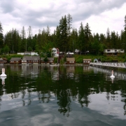 Mabel Lake Marina High Water June 4, 2017