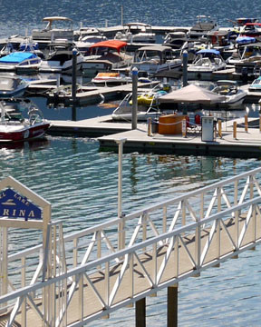 Mabel Lake Marina Pier