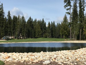 MABEL LAKE GOLF COURSE, MARCH 31, 2016 - HOLE 9